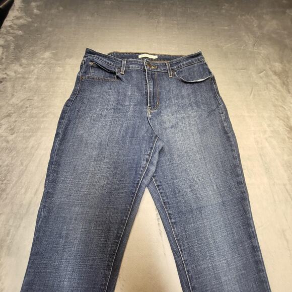 Levis 721 High Rise Skinny Jeans Womens 32 Blue Denim Stretch Slim Fit 32x30 - Picture 2 of 11